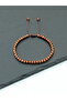 Certified Hematite Natural Stone Bracelet (Bronze Brown) - 2