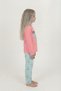 Girls' 100% Cotton Bow Detail Long Sleeve Pajama Set Cf-25030 - 3