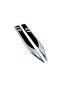 New Design R Logo Fender Emblem Imported Product Metal Appearance Plastic Chrome Design 1St Class Quality - 4