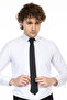 Thin Dobby Men's Tie Waiter Tie Workwear - 3