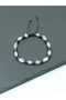 Certified Moonstone and Hematite Natural Stone Bracelet - Stress & Evil Eye & Emotional Balance - 3