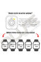 Silicone Band Compatible with Apple Watch 46/45/44mm & Series 1-3 42mm – Starlight (S/M) - 8