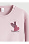 Lcw kids heart print girl's sweatshirt - 2