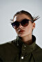 Round Black Gradient Unisex Glasses with Blue Light Protection - 6