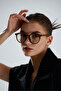 Blue Light Protection Leopard Round Unisex Glasses - 6