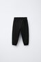 Boy's Cotton Black Minimal Printed Tracksuit Set – Relaxed Fit - 7