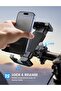 Bike Motorcycle Phone Mount - 1s Quick Lock Cell Phone Holder for iPhone/Galaxy 6-7" Phones - 3