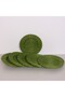 Passionflower Grass Green Rattan Wall Decoration & Supla Set of 6 33 cm - 3