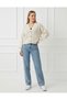 Women's Soft Textured Thessaloniki Knit Oversize V-Neck Knitwear Cardigan - 2