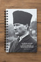 Ataturk Special Series Collection Hard Cover A5 Notebook - Dotted 160 Pages