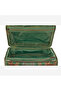 Jabali Green Velvet Makeup Bag 27X10X19 cm - 3