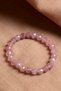Certified Strawberry Quartz Natural Stone Faceted Bracelet Odt055 - 5