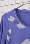 Women's Plus Size Stretch Fabric Crew Neck Printed Long Sleeve Mom T-Shirt Combed Cotton Blouse - 4
