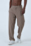 High Waist Wide Leg Baggy Fit Mink Men's Fabric Pants