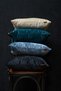 Woven Velvet Geometric Patterned Throw Pillow Cover-Oil - 3