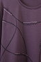 Women's Plus Size Stretch Fabric Crew Neck Stone Print Three Quarter Sleeve (4 Transitional) Mother T-Shirt Combed Cotton Blouse - 6