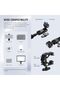 22" Magic Arm w Clamp, Overhead Desk Camera Phone Mount - 5