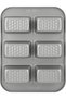 Mini Loaf Pan, 6 Cup, Grey - 3