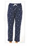 Patterned Stretch Cotton Pocket Pajama Bottoms - 2