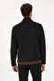 Men's Black Knitted Cardigan 50310000-Vr046 - 5