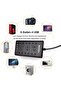10-in-1 Power Strip: 6 UK-UAE Outlets + 4 USB, 2m Cable - 6