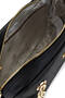 Women's Faux Leather Black Messenger Bag - 5