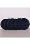 Çarkıfelek Navy Blue Rattan Wall Decoration & Supla Set of 6 33 cm - 2