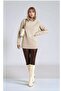 Women's 3 Thread Thick K Hooded O Oversized Curve Mold Long Sleeve Sweatshirt Sweater - 2