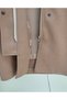Camilia Beli Tünelli Hooded Fur Full Length Coat-Zş4712 Mink - 6