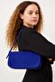 Cobalt Suede Women's Shoulder and Shoulder Bag - 6