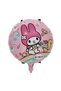 Kuromi My Melody Concept 5Th Birthday Balloon Set with Curtain and Pink Number Balloons - 5