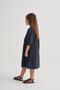 Tencel Robalı Dress 2-7 Years Old Navy Blue - 3