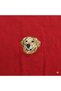 Dog Embroidered Oversized Red T-Shirt – Relaxed Fit, Stylish Design Golden Embroidered T-Shirt - 4