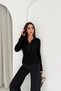 Premium İplik D Mock Neck Half Placket Button Knitwear Sweater Aw25Kz0116 - 4