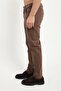 Men's Slim Fit Brown Trousers - 3