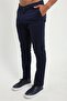 Men's Regular Fit Navy Blue Trousers - 2