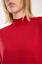 Women's Knitwear Sweater Soft Texture Mock Neck Basic - 4