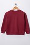 Oversized Simit Yaka Have the Fun/Nyc Printed 3 İp Ş Fleece-Lined Children's Sweatshirt - 4