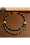 Onyx Malachite Natural Stone Pendant with Power and Evil Eye Protection Energy - 3
