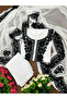 Black Faux Georgette Salwar Kameez & Dupatta - FFT1219 | Black - 2