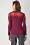 Transparent Detailed Stone Knitwear Sweater 60390-26K - 4