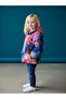 Girl's Colorful Hooded Plush Coat - 4