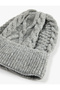 Layered Hair Braid Detailed Knitwear Knit Beanie - 3