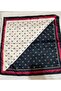Marine Patterned Anchor Rudder Motif Scarf - Bandana - Bag Accessory - Gift - 2