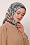 Chain Belt Plaid Pattern Summer Scarf - 2
