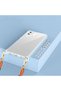 Galaxy A06 Compatible Case with Airbag and Attachable Strap Asma Snap Silicone Cover-Transparent - 4