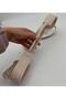 Model Bag Making Apparatus with Handle, Cream Color, Light Gold Metallic - 5