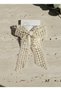 Handmade Romantic Cream Honeycomb Lace Bow Hairpin, Automatic Clip Hairpin - 2