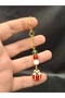 New Year's Special Glass Beaded Stone Gift Package Model Keychain - 2