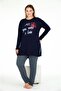 Plus Size Patterned Women's Set 2038
